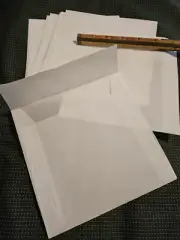 Envelopes, Velum, Square, Off-White Translucent, Junk Journal, Scrapbooking
