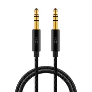 AL103 Braided 3.5mm Jack Audio Cable Gold Plated 3.5 mm Male to 3.5mm Male Aux Cable for Mobile