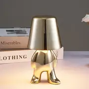Little Man Table Lamp Thinker LED Night Light Coffee Bar Bedroom Room Decor Gift