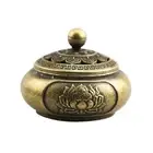 Lotus Incense Burner Holder Hollow Incense Copper Incense Burner Incense Stand