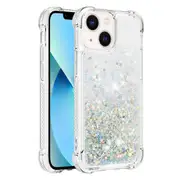 YB Quicksand Series-1 for iPhone 15 Plus Soft TPU Phone Case Glitter Sparkle Quicksand Flowing Cover