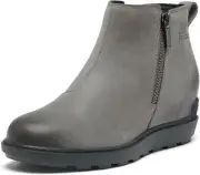 NIB Sorel Women's Evie II Chelsea Boots Suede Quarry Gray Size 8