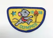 PATCH GSA Girl Scouts Olympics 1998 Mouse Torch