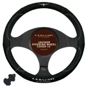 R.M. Williams Leather Steering Wheel Cover 380mm Black SWRMWBLK