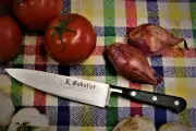 SABATIER 6 inch COOKS KNIFE , STAINLESS STEEL . ,Made in Thiers France .