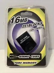 Nintendo GameCube Memory Card 16 MB 251 Blocks - NEW