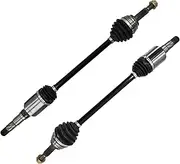PratRaken Pair Front L+R CV Axle Shafts For Tesla Model X AWD 2016 2017 2018 2019 2020 2021 Replace#1420113-00-B &1420119-00-B
