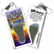 Boston FootWhere® Souvenir Zipper-Pull. Made in USA