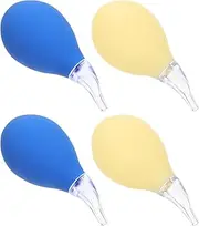 GLEAVI 4pcs Manual Gentle Nose Cleaner for Newborns Easy Control Suction for Snot Removal Safe Design for Comfort