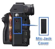 Sony A7 iii Mic Microphone Cover Lid Replacement Part Repair Genuine Sony
