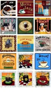 15 Tiles Mural Ceramic Art Decor Coffee Backsplash Bath Tile #14