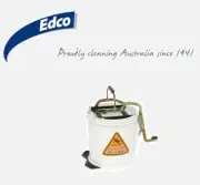 EDCO - Metal Wringer Mop Bucket 15L - White 28590