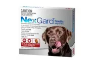 NexGard Flea & Tick Tablets for Dogs 25.1-50kg - 6 Pack (Red) Chewable Tablets