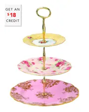 Royal Albert 100 Years 3-Tier Cake Stand with $18 Credit