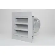 Pacific Air 150mm Aluminium Weatherproof Louvre Vent
