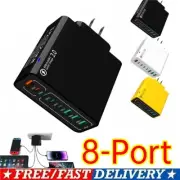 4 USB+4PD 8 in 1 Waterproof Ports USB Fast Charger, Multi-Port Charging Station