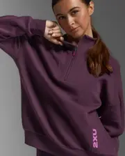 Form Smooth Spacer 1/2 Zip, 2XU, XS, Port/Hyper Violet, Female