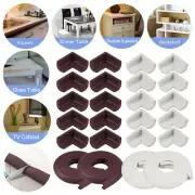 Baby Safety Cushion Soft Foam Table Desk Guard Protector Kids 10 Corner/4M Edge