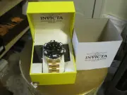 `Hbx104 mans gold plate 24J INVICTA grand diver automatic watch