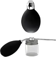 Oshhni 2x Salon Powder Spray Bottle Hair Salon Empty Powder Bottle Anti Leak Portable Hair Dry Powder Dispenser for Easy Use Beauty