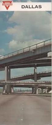 1966 Conoco Road Map: Dallas NOS