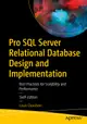 Pro SQL Server Relational Database Design and Implementation: Best Practices for Scalability and Performance-cover