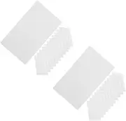 SHINEOFI 2sets Mini Notepads Blank Flashcards Index Cards Study Compact Size Notepads 100pcs*2