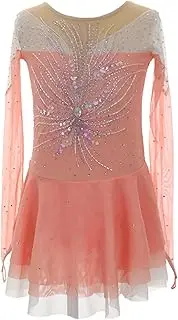 [Zagitova] Professional Figure Skating Competition Dress Roller Skate Costume Rhinestone Rhythmic Gymnastics Leotard