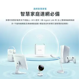 D-LINK M15 AX1500 台灣製造 Mesh網狀路由器 分享器 網路分享器 wifi分享器 DL054