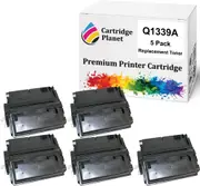 5 Pack Compatible Toner Cartridge Replacement for HP Q1339A 39A (18,000 Pages) for HP Laserjet 4300 4300DTN 4300DTNS 4300DTNSL 4300N 4300TN
