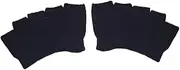 WATIIFUFU 4 Pair Half Socks No Show Socks Peep Toe Socks Five Toe Socks Cotton Socks