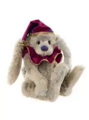 Charlie Bears Grin Plush Teddy Bear Fully Jointed Rabbit Bunny With Hat
