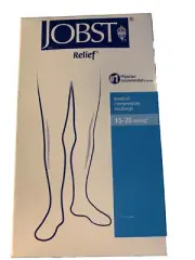 Jobst Relief 15-20 mmHg Knee High, Closed Toe, Small, Beige , 114806