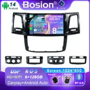 For Toyota Hilux 2005-2014 CarPlay Android 14 Car Stereo Head Unit 6G+128GB WIFI