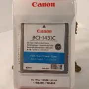 GENUINE Canon BCI-1431C Cyan for imagePROGRAF W6200 W6400