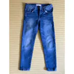 ZARA KID SKINNY FIT 拉鍊開扣牛仔褲6Y116CM