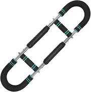 Generic Arm Exerciser Adjustable Arm Trainer Spring Workout Bar Forearm Triceps Chest Exercise Strengthener Portable Home Fitness Equipment