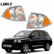For 07-10 Jeep Compass Front Marker Signal Blinker Corner Parking Light Pair Set (for: Jeep)