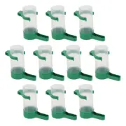 10 Pcs Automatic Drinking Fountain Water Dispenser Feeder for Bird Cage