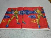 1987 CAPTAIN POWER PAPER TABLE COVER HAS FOLDS