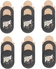 DOITOOL 6pcs Privacy Cover Notebook Camera Cover Webcam Peeping Safety for Laptop Pc