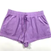 New Calia Weekend Shorts Size XXL Lilac Fields High Rise Relaxed