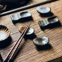在飛比找ETMall東森購物網優惠-日式筷子架托陶瓷酒店擺臺放筷子的架子托簡約創意筷枕家用餐廳用