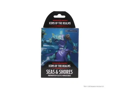 Dungeosn & Dragons Seas & Shores Maw of Sekolah 4-Figure Miniatures Booster Box