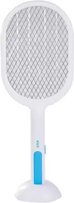 Night Cat Electric Mosquito Fly Swatter Bug Zapper Bat Racket, Pests Insects Con