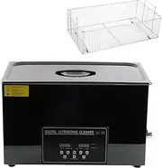 Gearwell Cleaner Machine, 30L Stainless Steel Industrial Cleaning Machine YM-1030A with Digital Display, Ultrasonic Jewelry Cleaner, Large Capacity Cleaning Tank