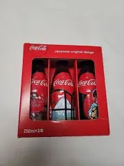 Coca Cola Japanese Original Design 250 Ml Collection Bottles 3 In Display Wow 14