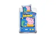 Peppa Pig George Quilt Cover Set - Single Bed Size