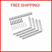 Floating Shelf Brackets (4pack) Wall Bracket for Shelves Heavy Duty L Bracket Co