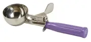 Ice Cream Disher, Size 12, Purple PP Hdl, Allergen Free (12 Each)